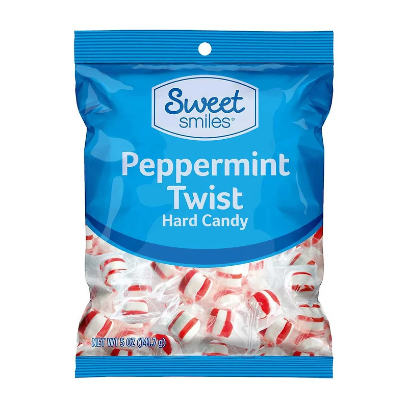 Sweet Smiles Peppermint Twist Hard Candy, 5 oz
