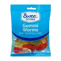 Sweet Smiles Gummi Worms, 5 oz.