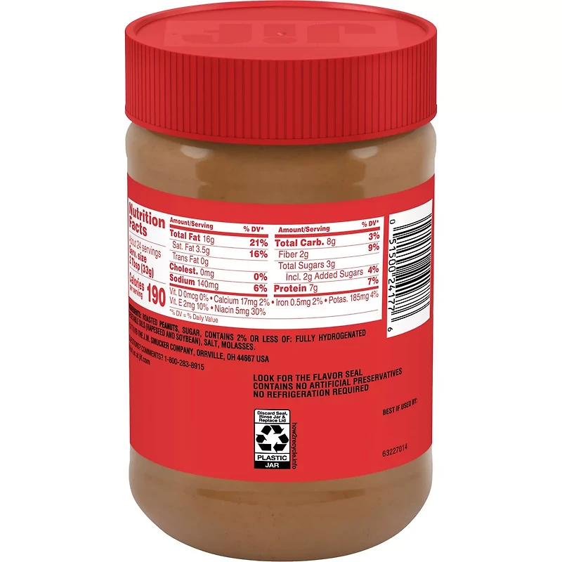 Jif Creamy Peanut Butter, 28-Ounce Jar