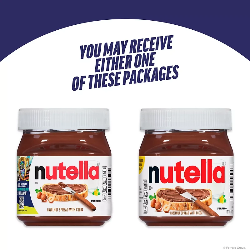 Nutella Creamy Hazelnut with Cocoa Spread