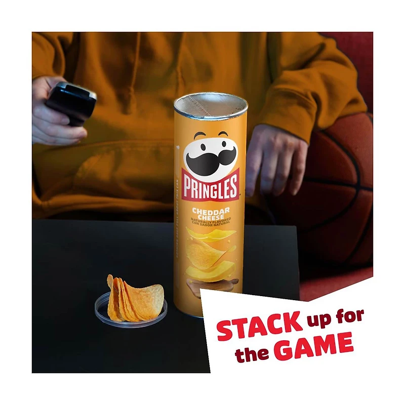 Pringles Potato Crisps Chips, Cheddar Cheese, 5.5 oz