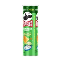 Pringles Potato Crisps Chips, Sour Cream and Onion, 5.5 oz