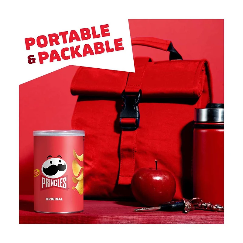 Pringles Grab and Go Original Flavored Crisps, 2.4 oz