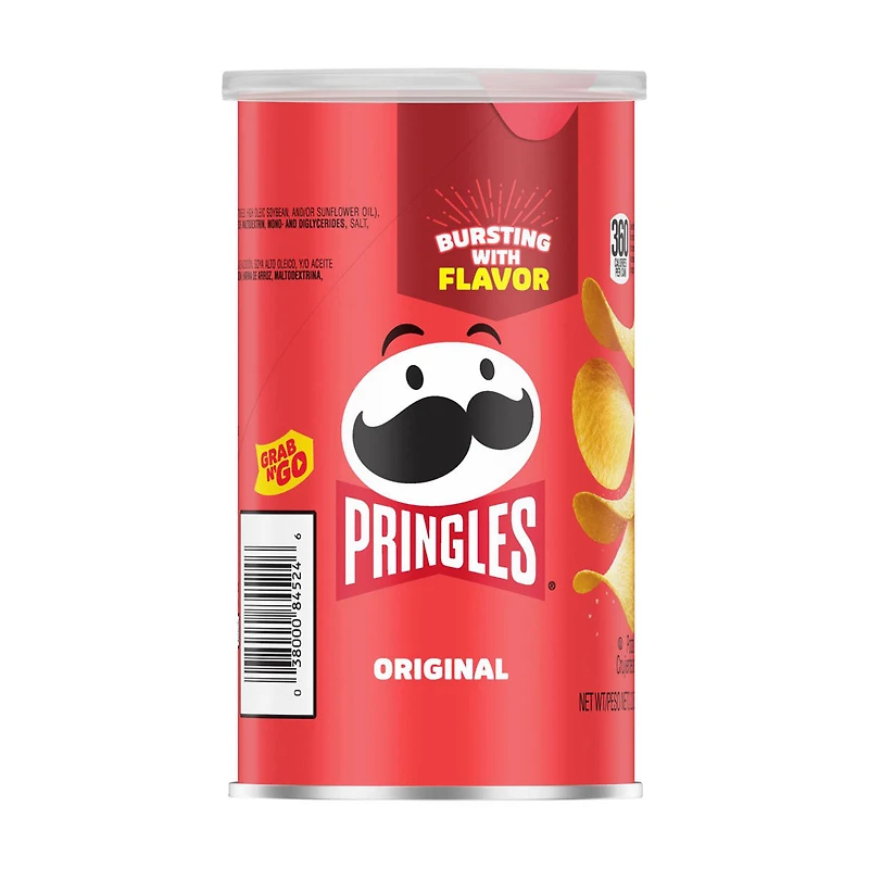 Pringles Grab and Go Original Flavored Crisps, 2.4 oz