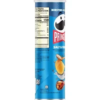 Pringles Potato Crisps Chips Salt and Vinegar, Lunch Snacks, 5.5 oz