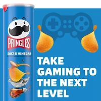 Pringles Potato Crisps Chips Salt and Vinegar, Lunch Snacks, 5.5 oz