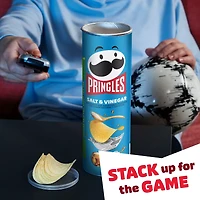 Pringles Potato Crisps Chips Salt and Vinegar, Lunch Snacks, 5.5 oz