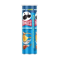 Pringles Potato Crisps Chips Salt and Vinegar, Lunch Snacks, 5.5 oz