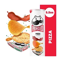 Pringles Potato Crisps Chips, Pizza, 5.5 oz