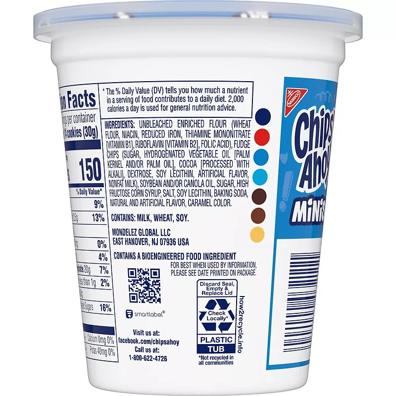 CHIPS AHOY! Mini Original Chocolate Chip Cookies, 3.5 oz