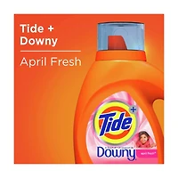 Tide Plus Downy Liquid Laundry Detergent - April Fresh, 37 fl oz - 24 loads