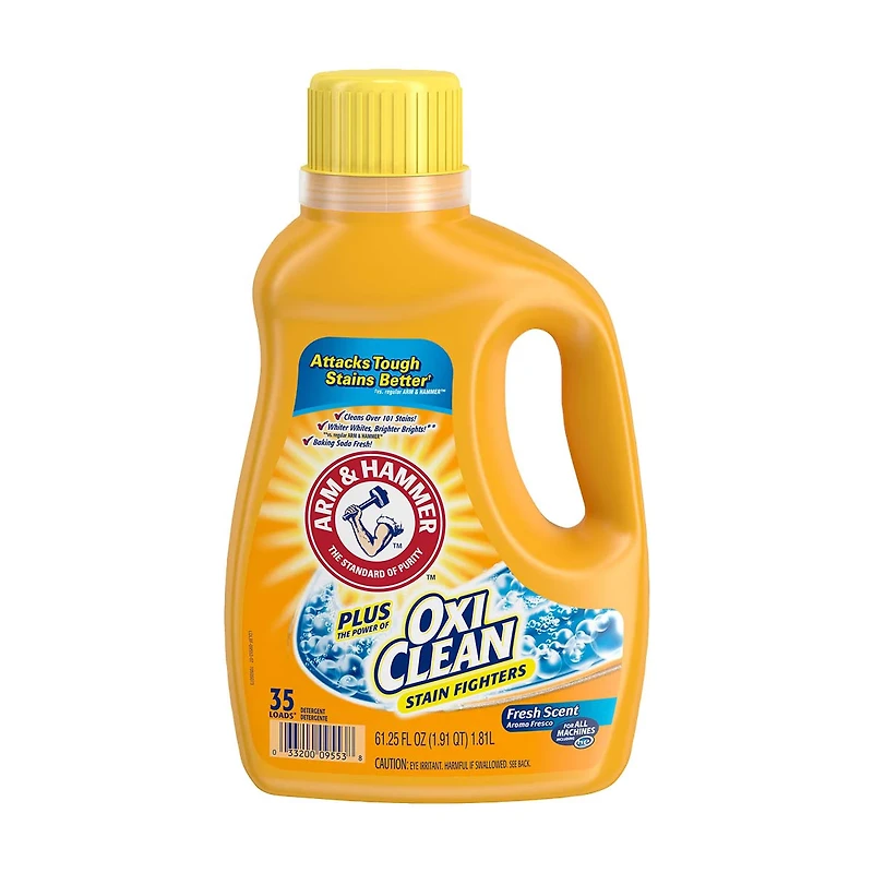 Arm & Hammer Plus OxiClean Fresh Scent Liquid Laundry Detergent - 35 Loads, 45.5 fl oz