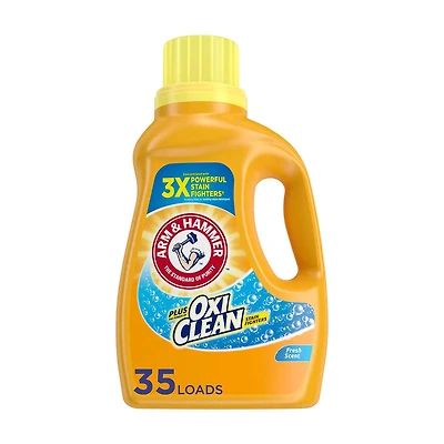 Arm & Hammer Plus OxiClean Fresh Scent Liquid Laundry Detergent - 35 Loads, 45.5 fl. oz.