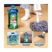 Mr. Clean 2X Concentrated Multi Purpose Liquid Cleaner, Meadows & Rain Scent, 23 oz