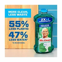 Mr. Clean 2X Concentrated Multi Purpose Liquid Cleaner, Meadows & Rain Scent, 23 oz