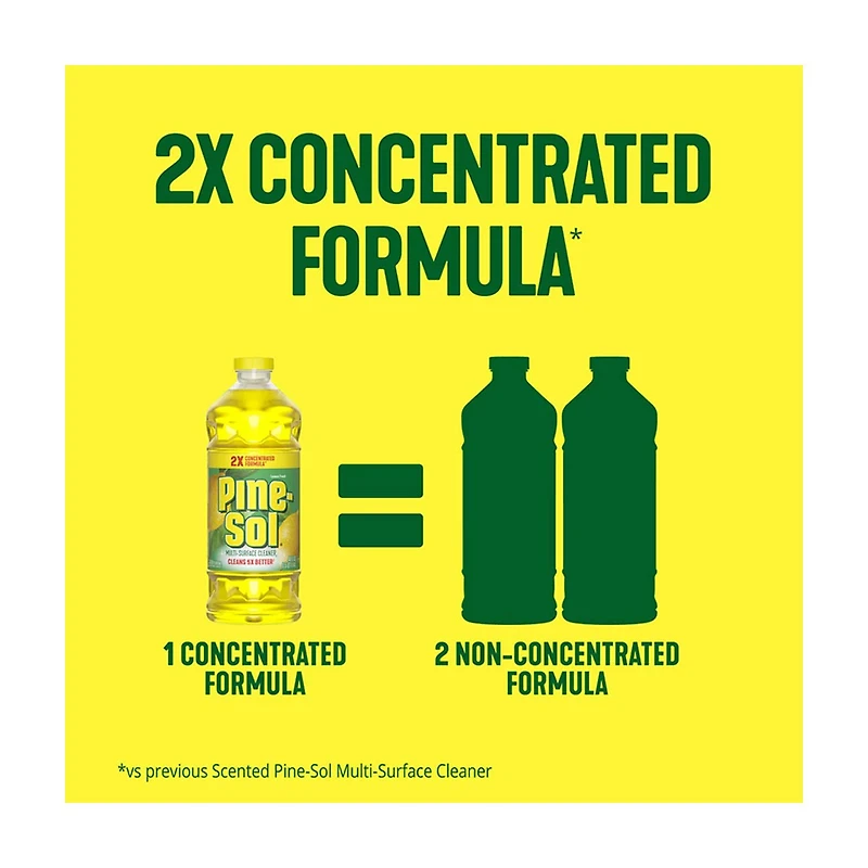 Pine-Sol Multi-Surface Cleaner, Lemon Fresh, 24 fl oz