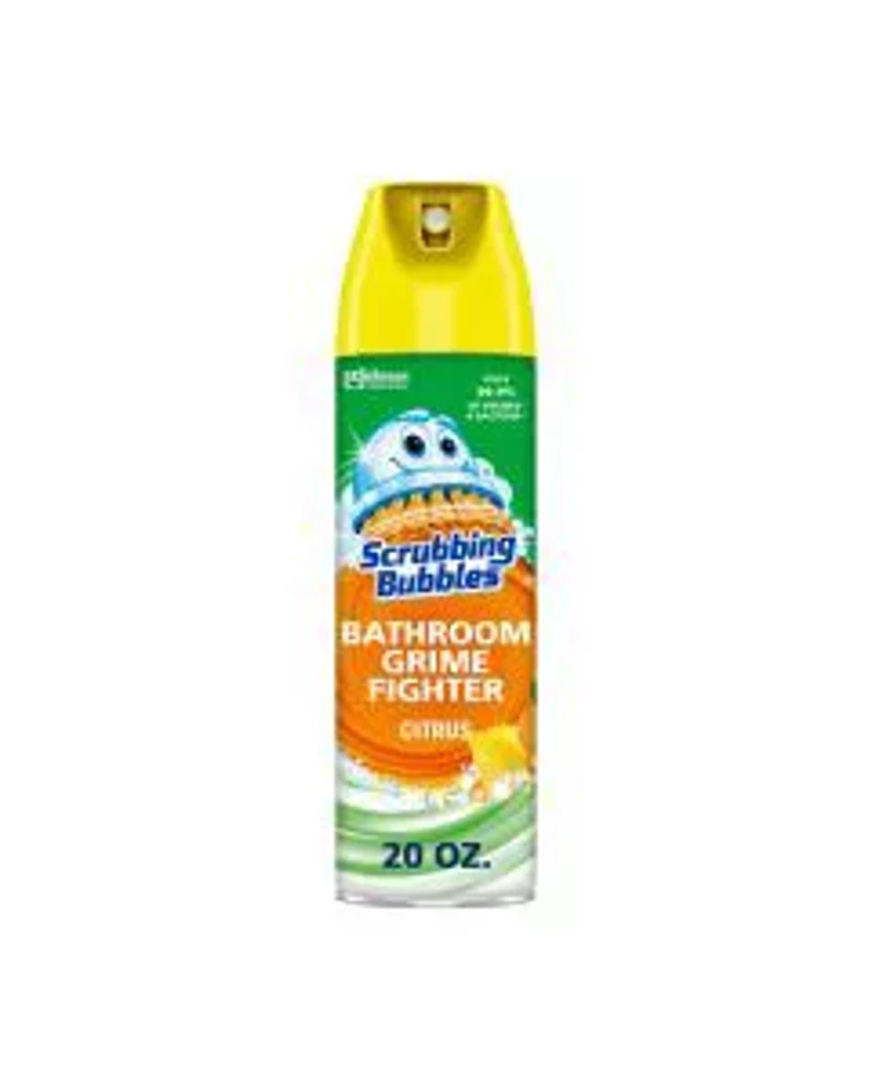 Scrubbing Bubbles Bathroom Grime Fighter Disinfectant Spray, Citrus Scent
