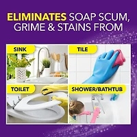 OxiClean Foam-Tastic™ Foaming Bathroom Cleaner, Fresh Scent, 19 oz Spray Can, Eliminates Soap Scum, Grime and Stains