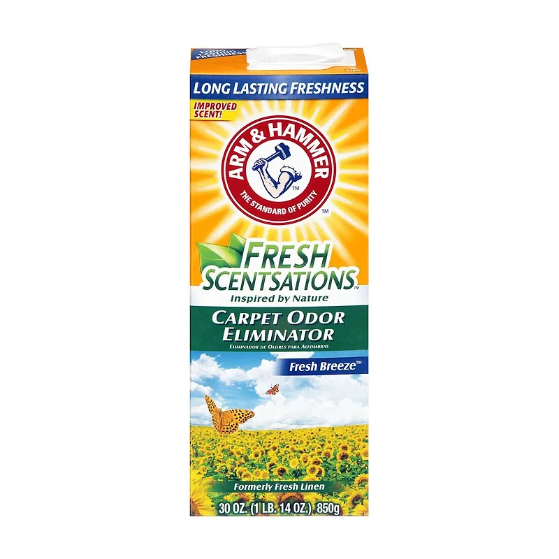 Arm & Hammer Fresh Scentsations Carpet Odor Eliminator, Fresh Breeze, 30 oz