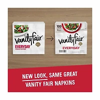 Vanity Fair Everyday Paper Napkins, 100 ct