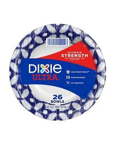 Dixie Ultra Ultimate Strength Paper Bowls, 26 ct