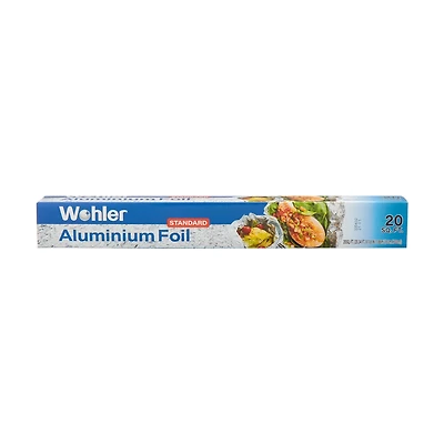 Wohler Aluminum Foil, 20 sq ft