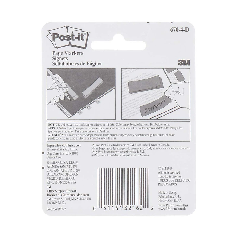 Post it Page Markers