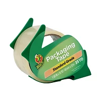 Duck Brand Clear Packing Tape with Dispenser, 1.88 in. x 35 yd.