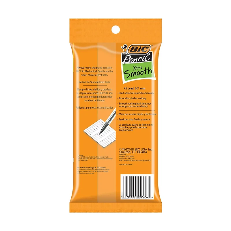 BIC® Mechanical Pencil Xtra Smooth, Medium Point 10 Count