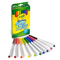 Crayola Washable Super Tips Markers, 10 Count