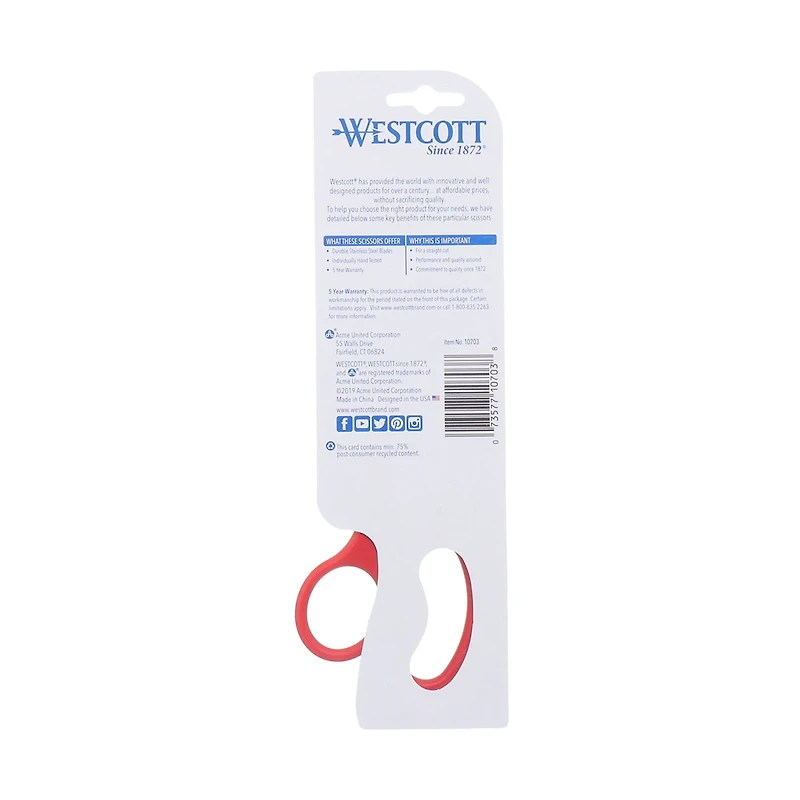 Westcott All-Purpose Scissors, 8 in