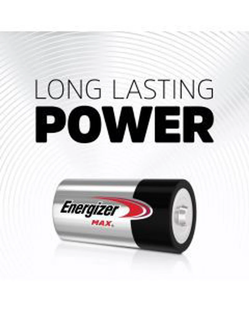 Energizer MAX C Alkaline Batteries, 2 Count
