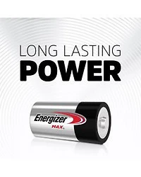 Energizer MAX C Alkaline Batteries, 2 Count