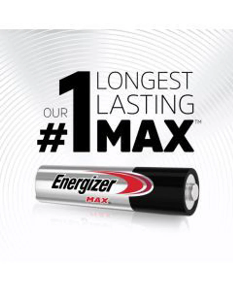 Energizer MAX AAA Alkaline Batteries, 4 Count