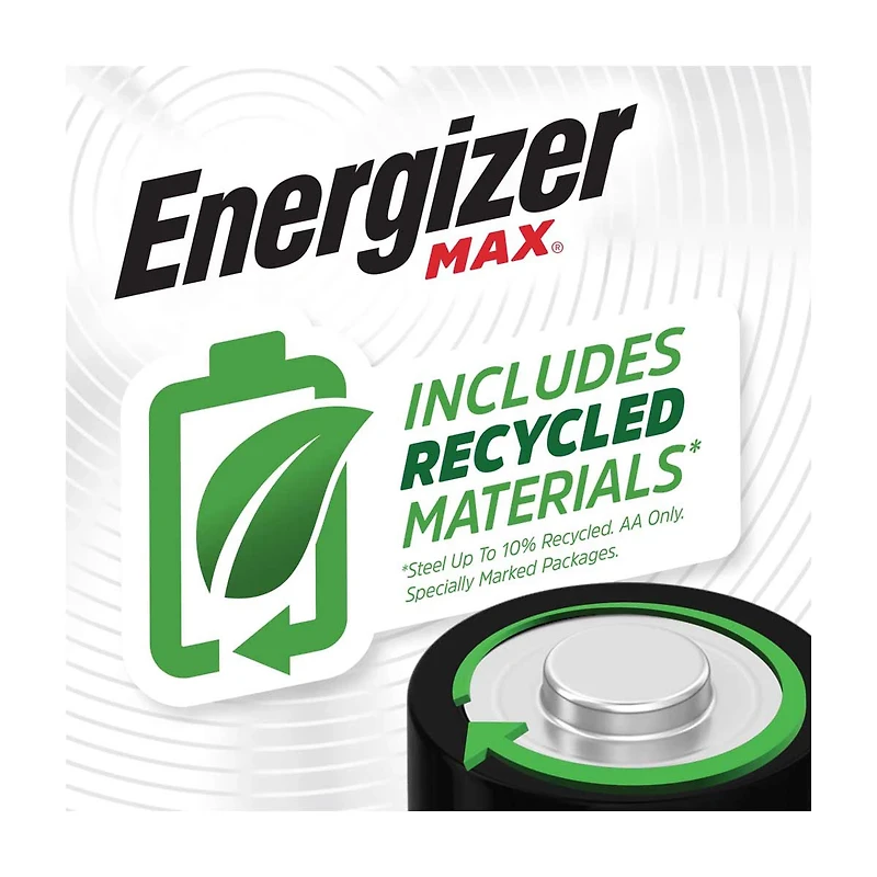 Energizer MAX AA Alkaline Batteries, 8 ct