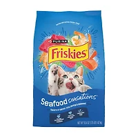 Purina Friskies Dry Cat Food Seafood Sensations With Salmon, Tuna, and Shrimp Flavors