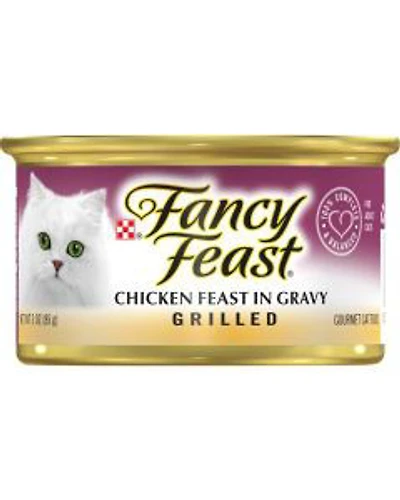 Purina Fancy Feast Grilled Chicken Feast in Gravy, 3 oz