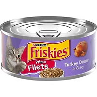 Purina Friskies Prime Filets Turkey Dinner in Wet Cat Food Gravy