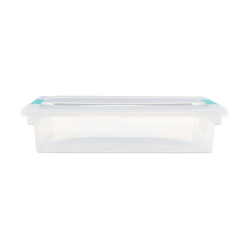 Clear Storage Box with Latched Lid, Large