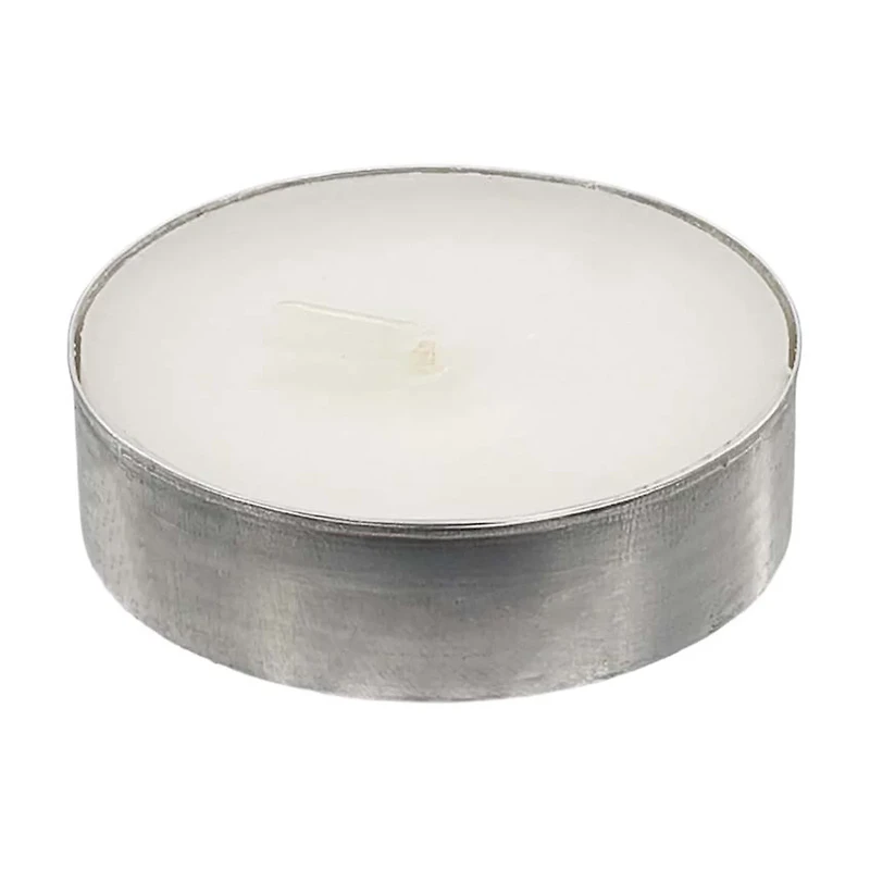True Living Unscented Tea Lights Candles, 0.32 oz Each, 24 ct