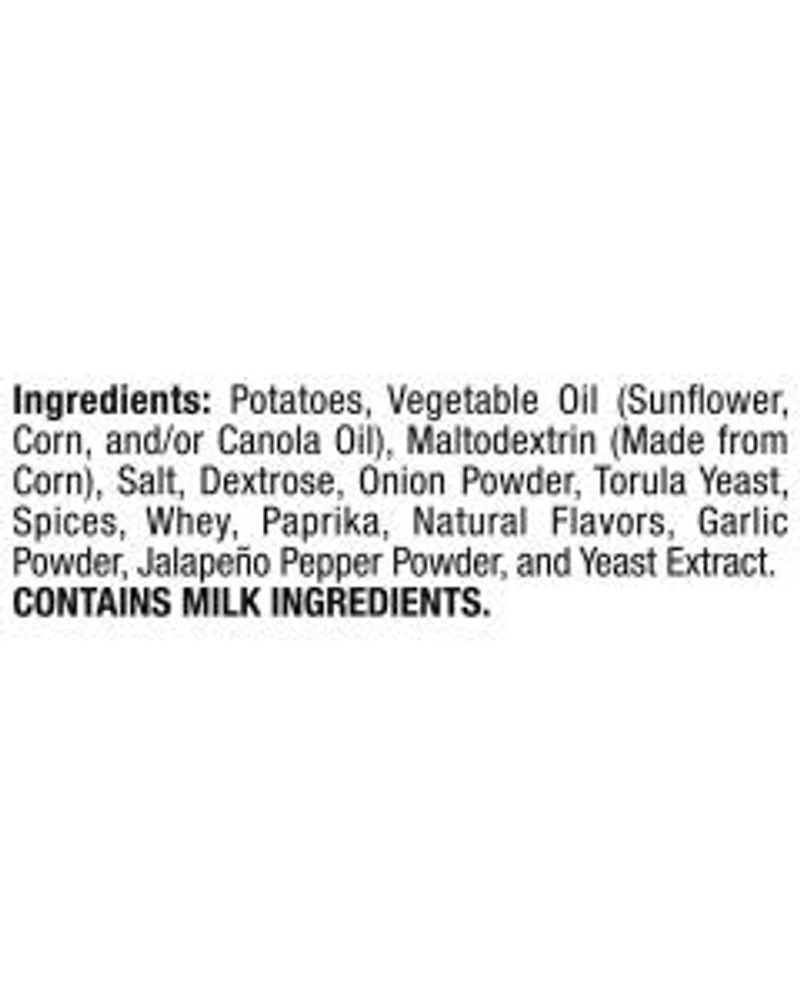 Lay's Kettle Cooked Potato Chips Jalapeno Flavored 8 oz