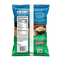 Ruffles Sour Cream & Onion Flavored Potato Chips, 8 oz