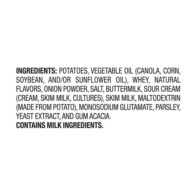 Ruffles Sour Cream & Onion Flavored Potato Chips, 8 oz