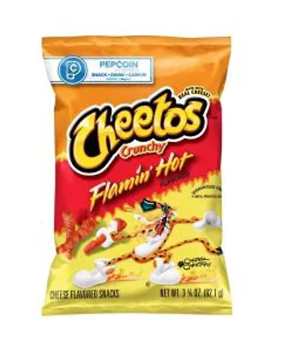 Cheetos Crunchy Flamin' Hot Snacks, 3.25 oz