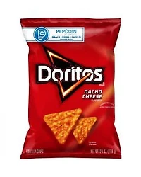 Doritos Nacho Cheese Flavored Tortilla Chips, 2.75 oz