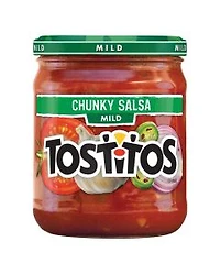 Tostitos Mild Chunky Salsa Glass Jar, 15.5 oz.