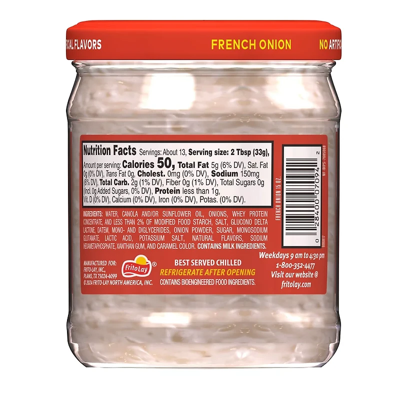 Lay's Dip French Onion Flavored 15 Oz