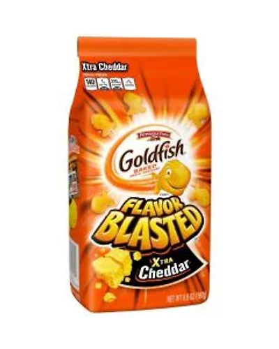Goldfish Flavor Blasted Xtra Cheddar Cheese Crackers, 6.6 oz