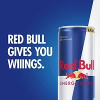 Red Bull Energy Drink, 8.4 fl. oz. Can, 80mg Caffeine, Taurine & B Vitamins