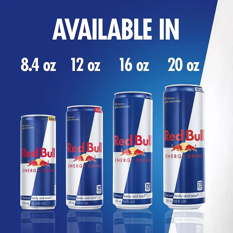 Red Bull Energy Drink, 114mg Caffeine, 12 fl. oz. Can